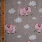 Preview: Baumwolljersey Schweine beige rosa – FVJ